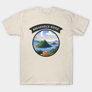 Retro Vintage Breakneck Ridge with Capturing the Beauty of Nature Rainbow T-Shirt